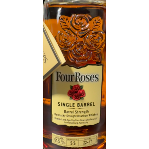 Four Roses Cask Strength Single Barrel Bourbon OBSF "Barrel 22-1T